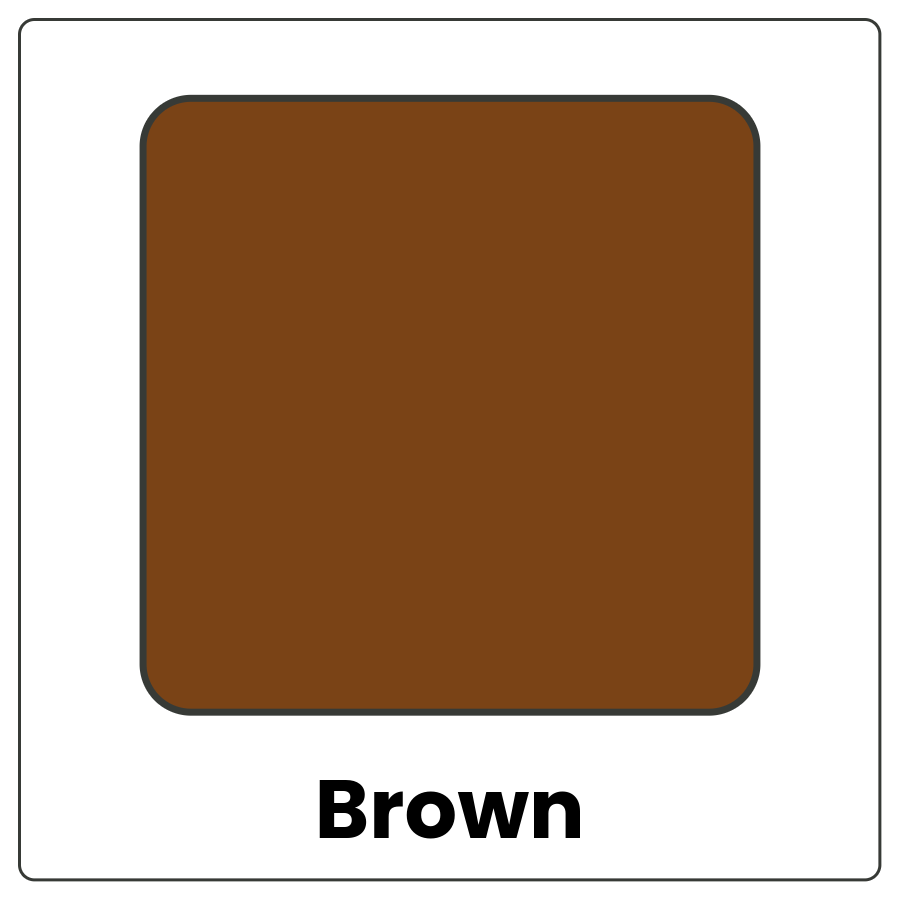 Visual Cue: Brown - brown