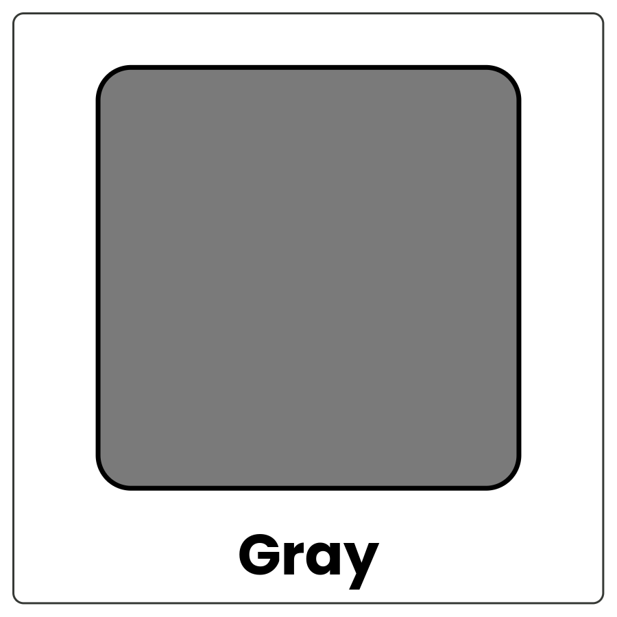 Visual Cue: Gray - gray
