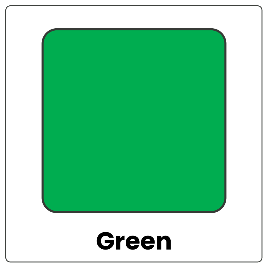 Visual Cue: Green - green