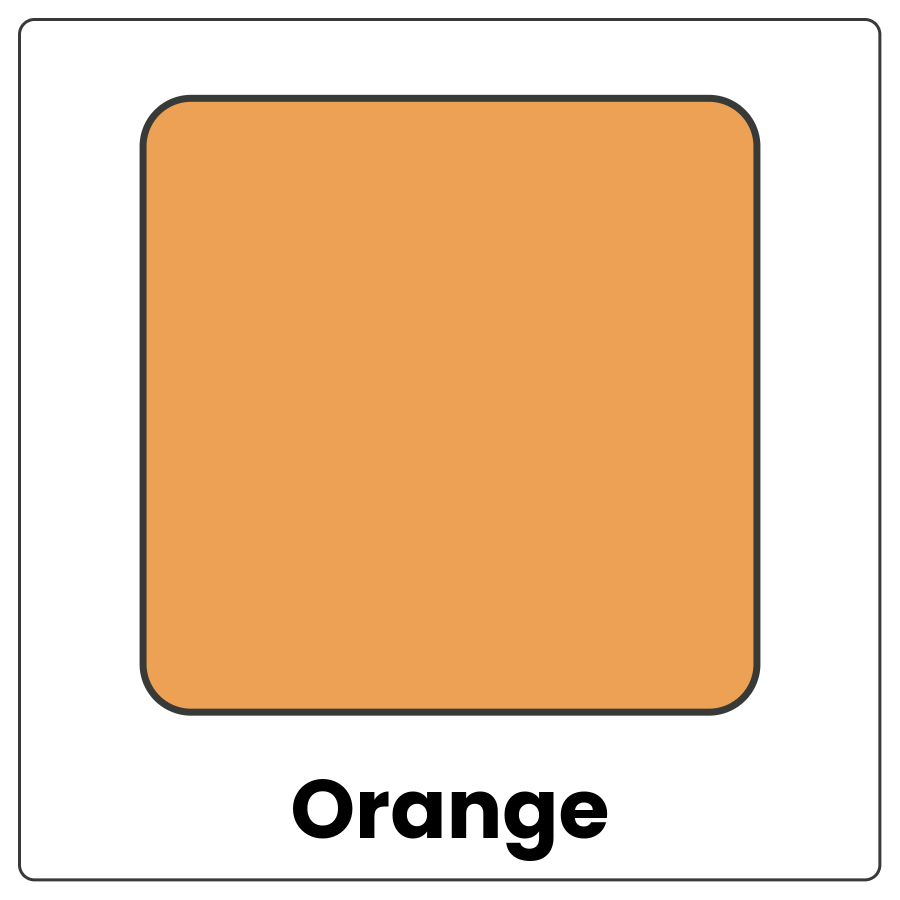 Visual Cue: Orange - orange