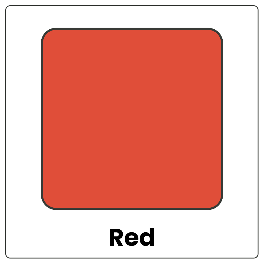 Visual Cue: Red - red