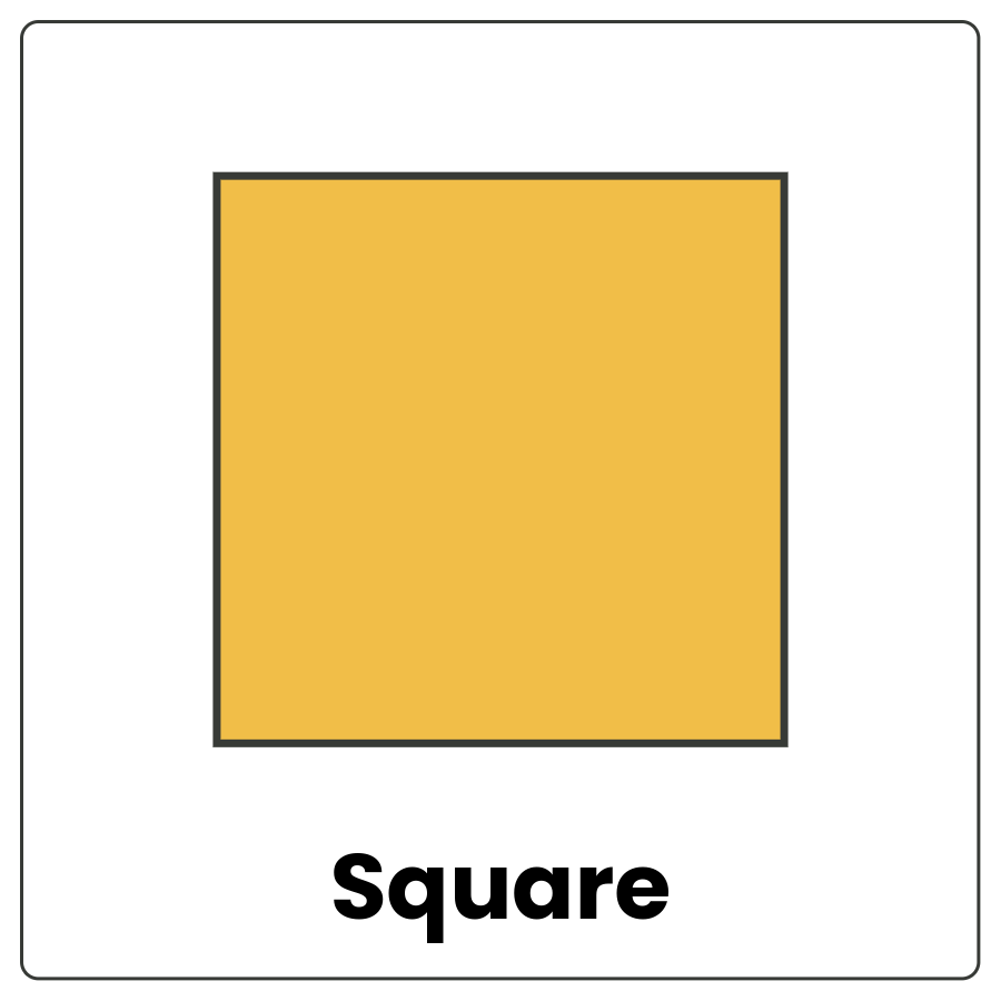 Visual Cue: Square - square