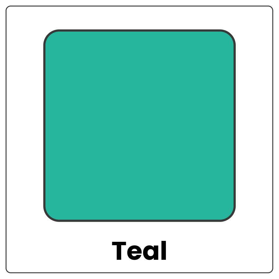 Visual Cue: Teal - teal