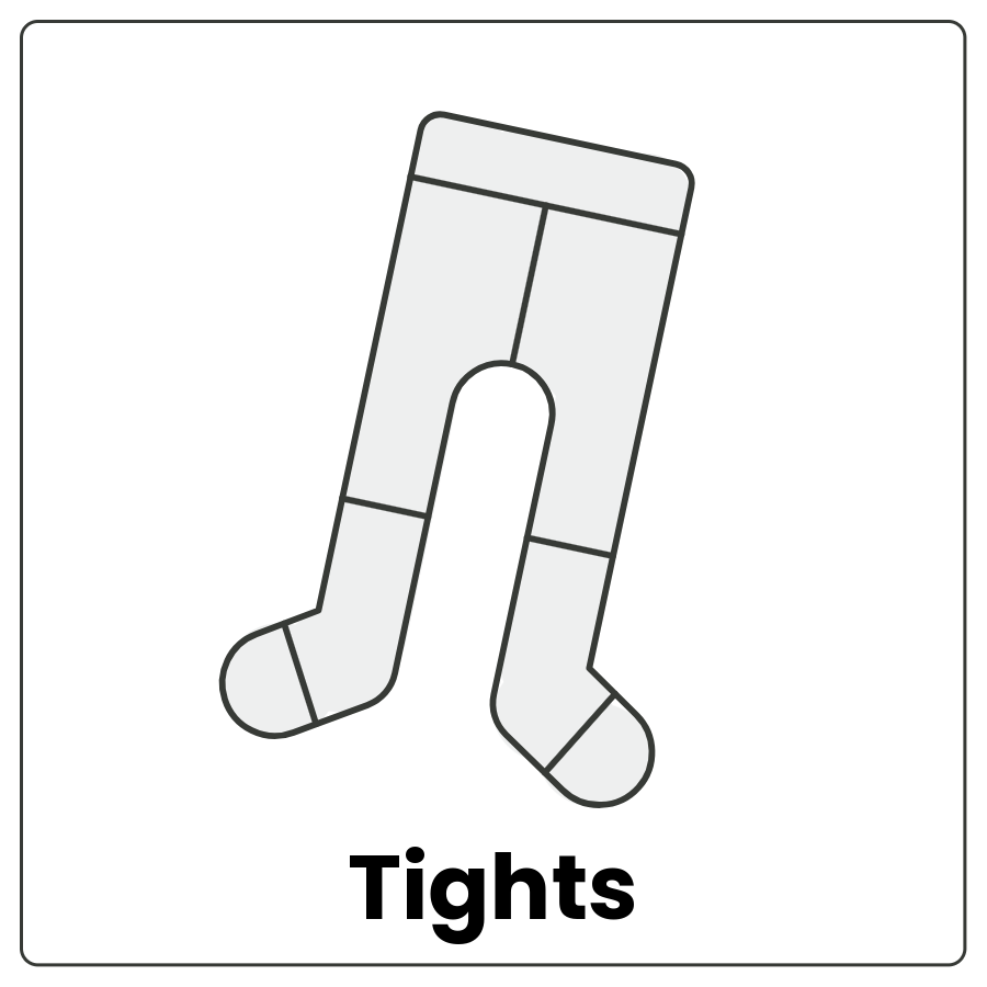 Tights - pull on leg covers with  attached feet covers