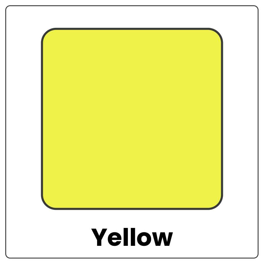 Visual Cue: Yellow - yellow