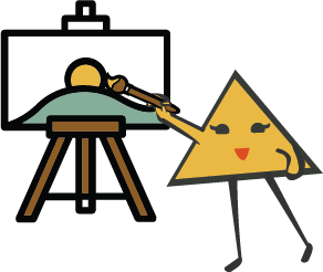 triangle painting